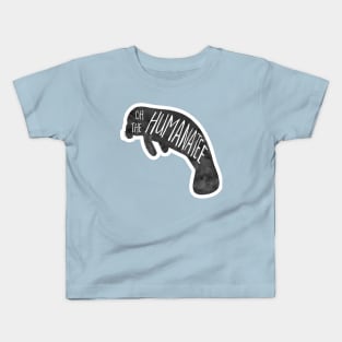 Oh, the huMANATEE pun Kids T-Shirt